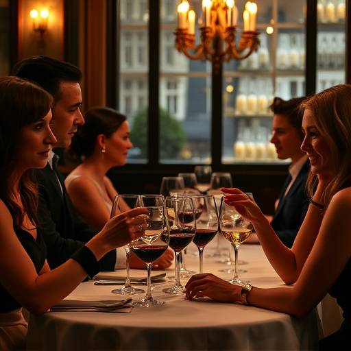 A wine tasting event at Aurelian Bistro, with guests sampling a variety of fine wines.