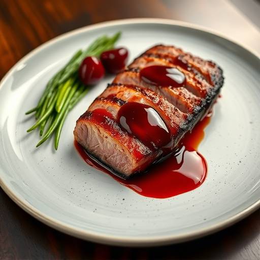 Pan-Seared Duck Breast with Cherry Reduction