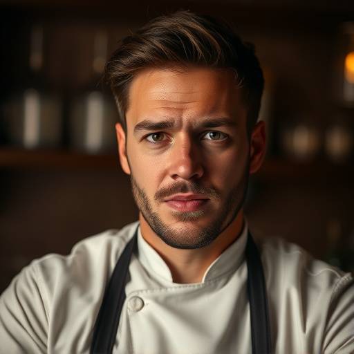 Portrait of Chef Antoine Dubois