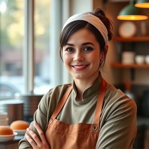 Portrait of Elodie, the Pastry Chef